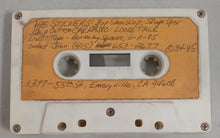 The Stickers / Car Radio Live At Berkeley Square 6-11-85 cassette - USED